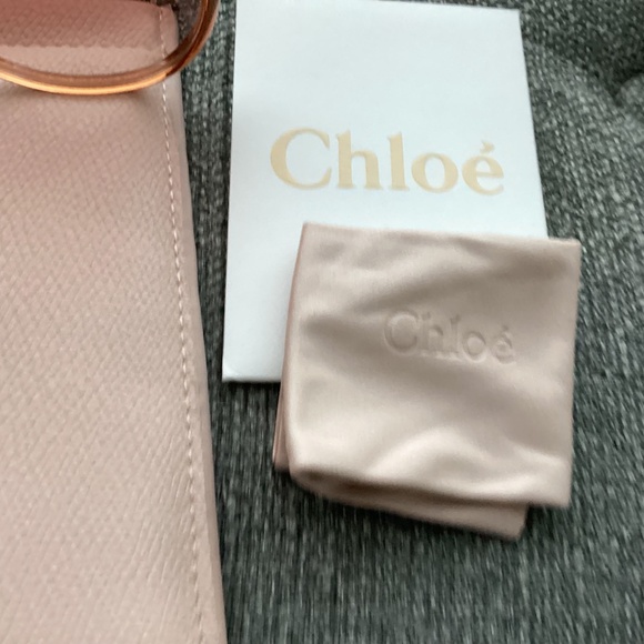 Chloé 56mm Aviator Sunglasses One Size, ORANGE main image 12